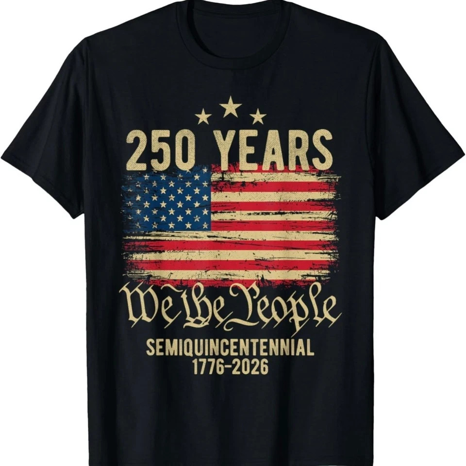 250th Anniversary T Shirt America Celebration 250 Years Freedom Unisex Tee