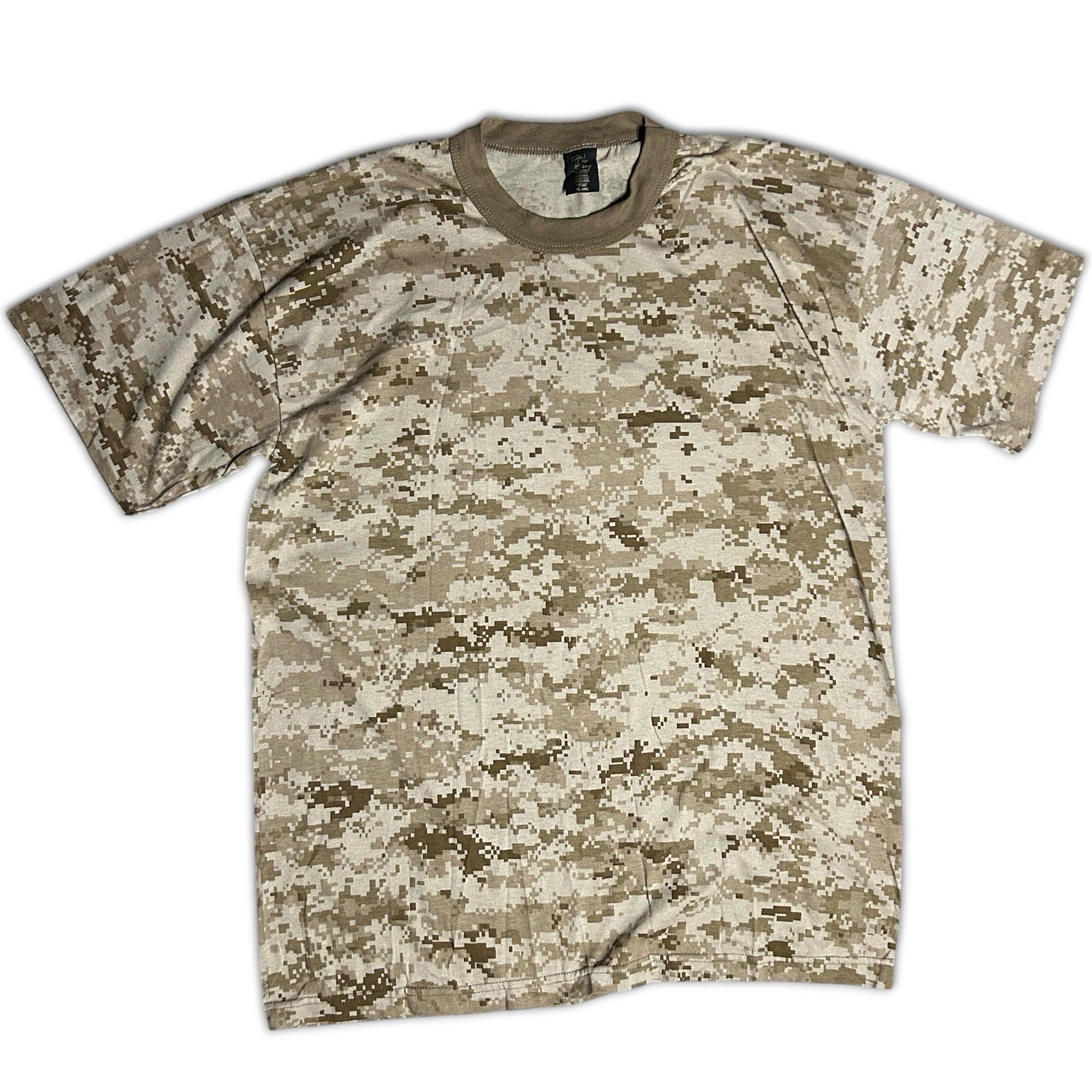 Vintage 90s Desert Digital Camo Shirt Single Stitch Tee Swing Camouflage size XL