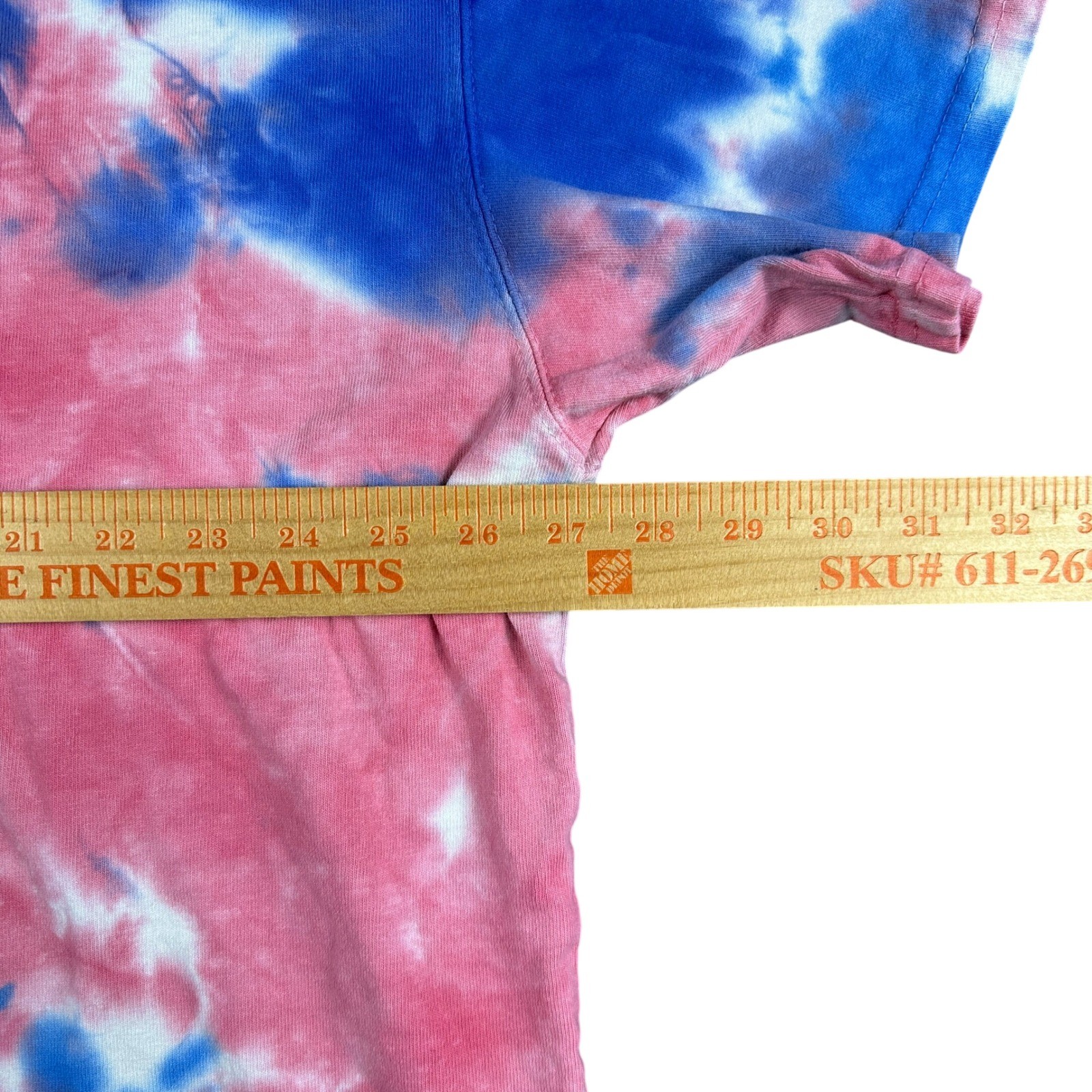 Nike Sportswear Tie Dye T-Shirt Mens XXL Red Blue Loose Fit Logo Tee