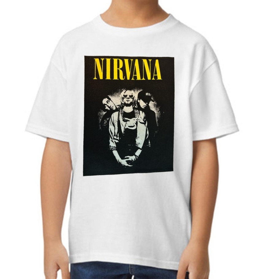 Nirvana in Utero Punk Rock Band Youth’s Black T-Shirt