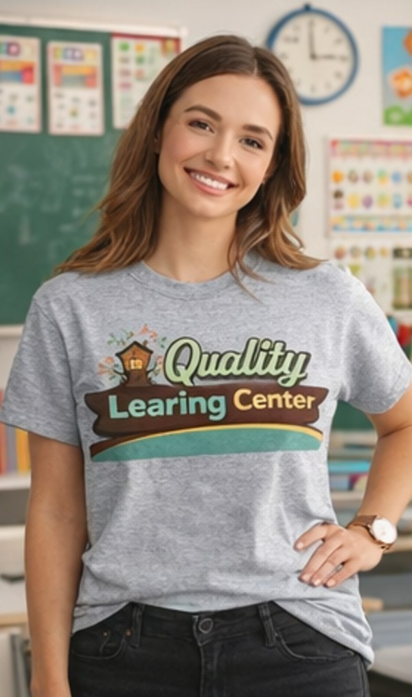 Quality Learning Center Inspirational School T-Shirt – Unisex 50/50 Cotton/Poly