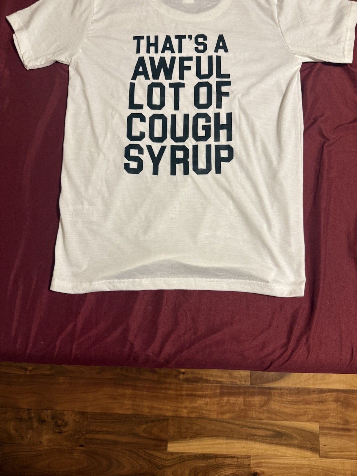 Men’s short sleeve “Awful Lot of Cough Syrup” shirt