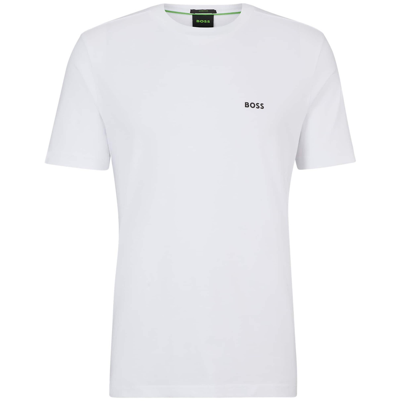 Boss Tee Stretch-Cotton T-Shirt | White | S, M, L, XL, XXL, 3XL, 4XL, 5XL