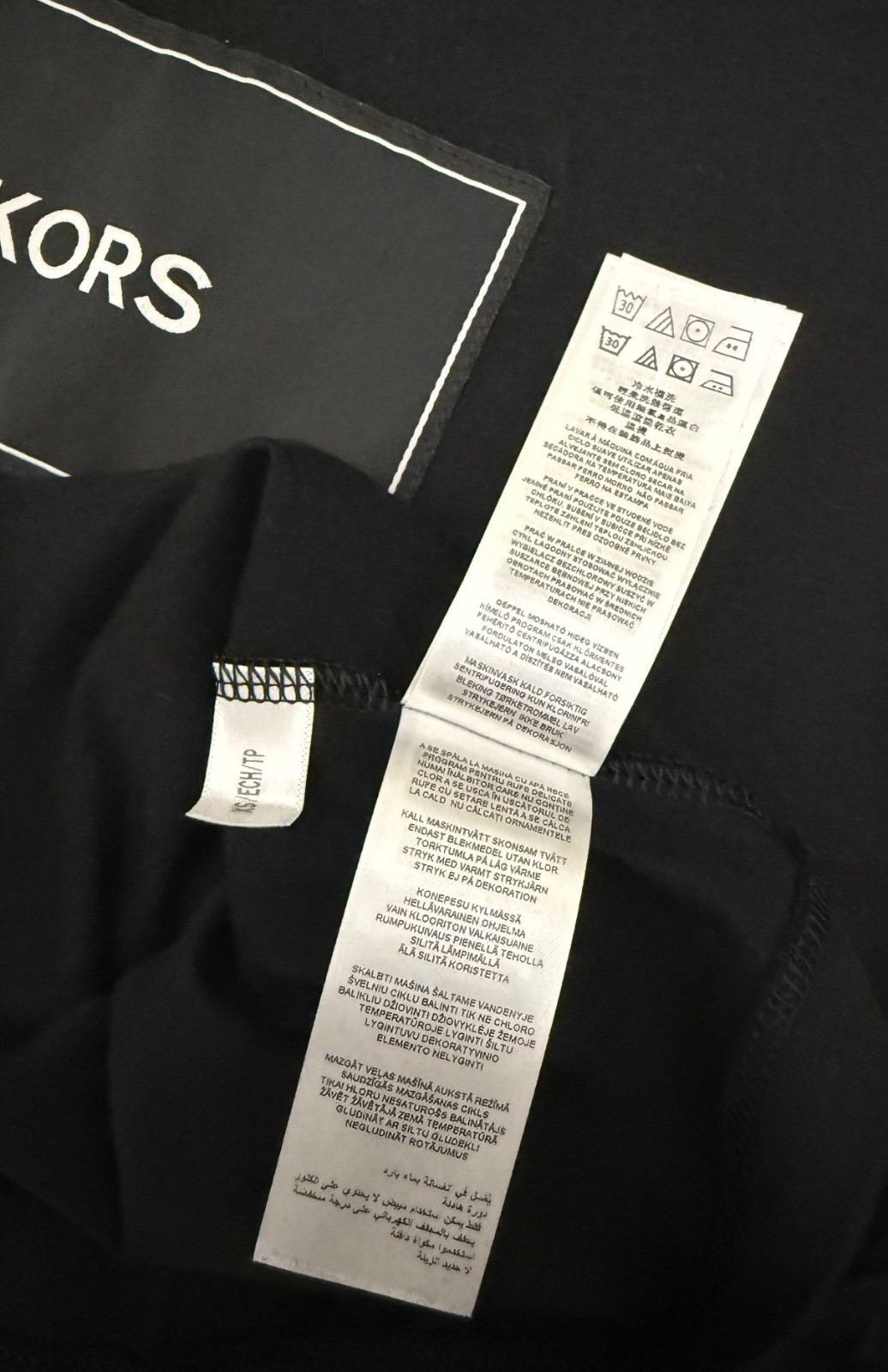 Michael Kors Men’s Logo Cotton T-Shirt Black