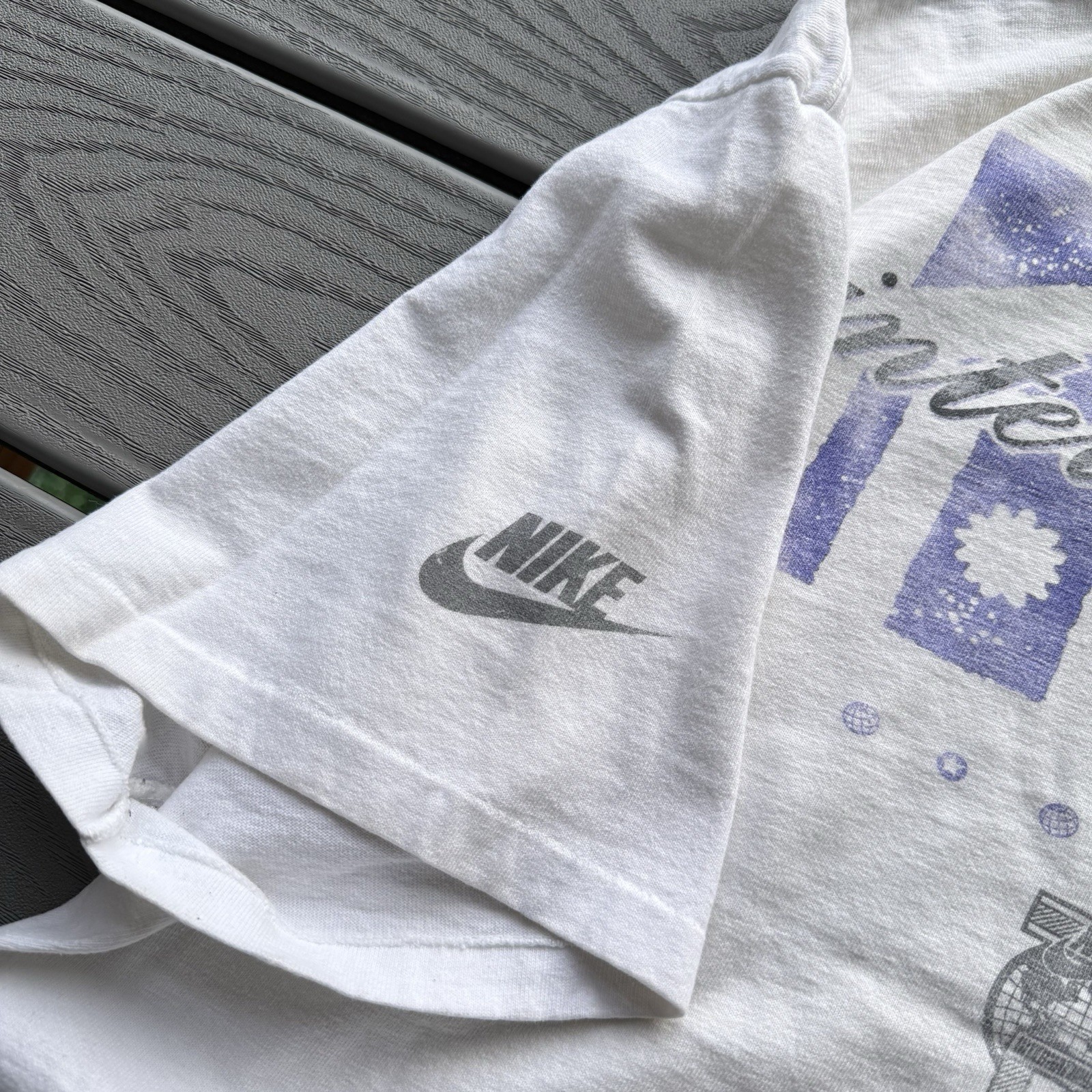 Vintage 80s/90s Nike International Tee Single Stitch Made in USA M