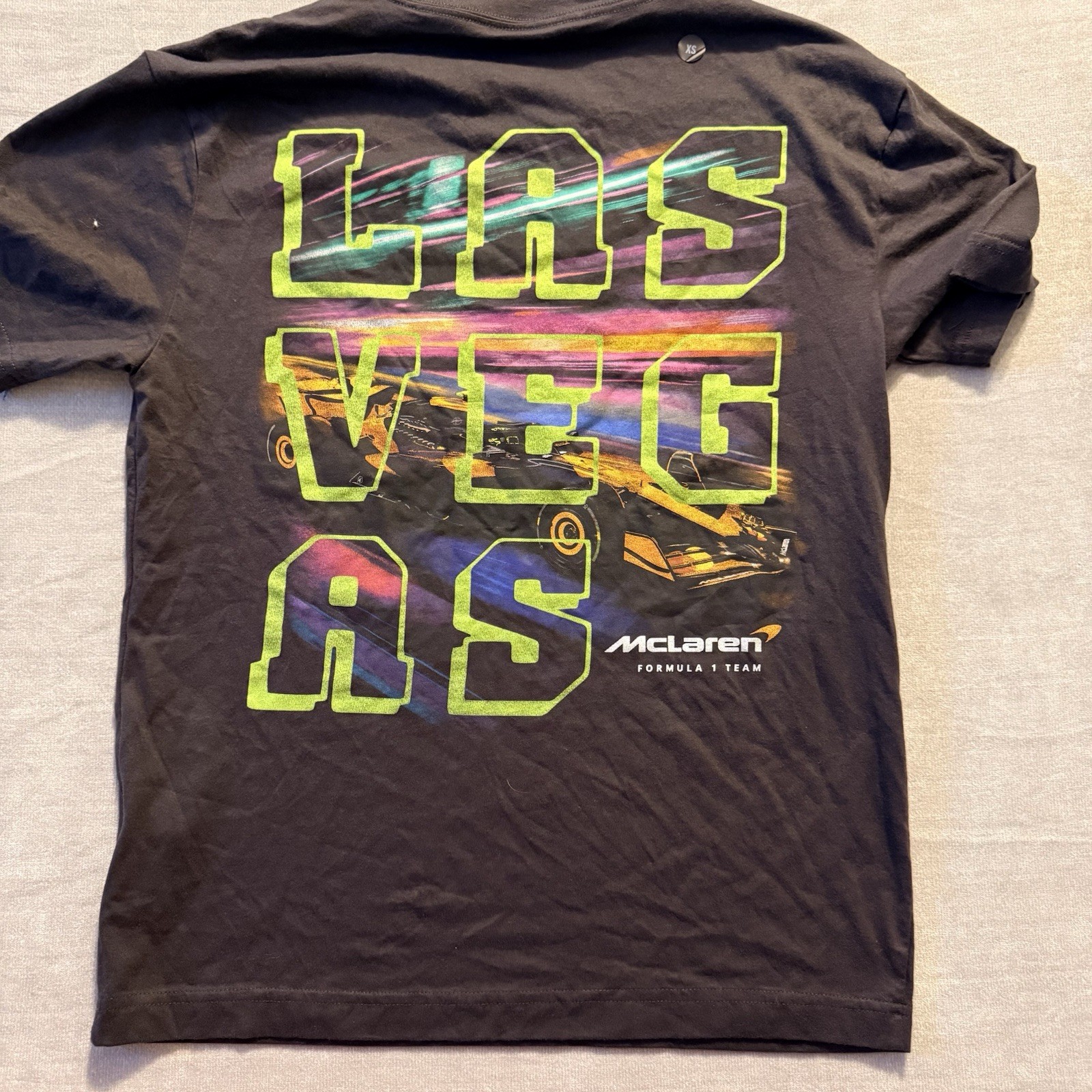 McLaren Formula 1 Team Shirt Hollister XS Las Vegas Graphic Tee F1 Racing NWT