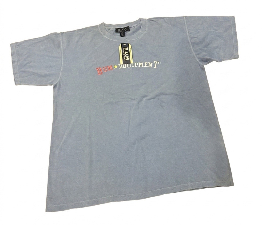 Vintage 90s BUM Equipment Tee NWT Deadstock USA Made Retro Streetwear Spellout