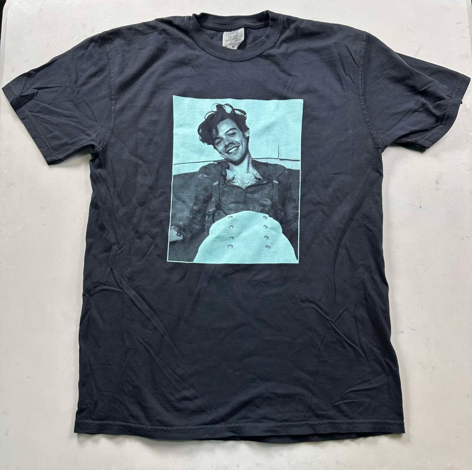 NEW Comfort Color Harry Styles Love On Tour ’21 Black Tee Shirt