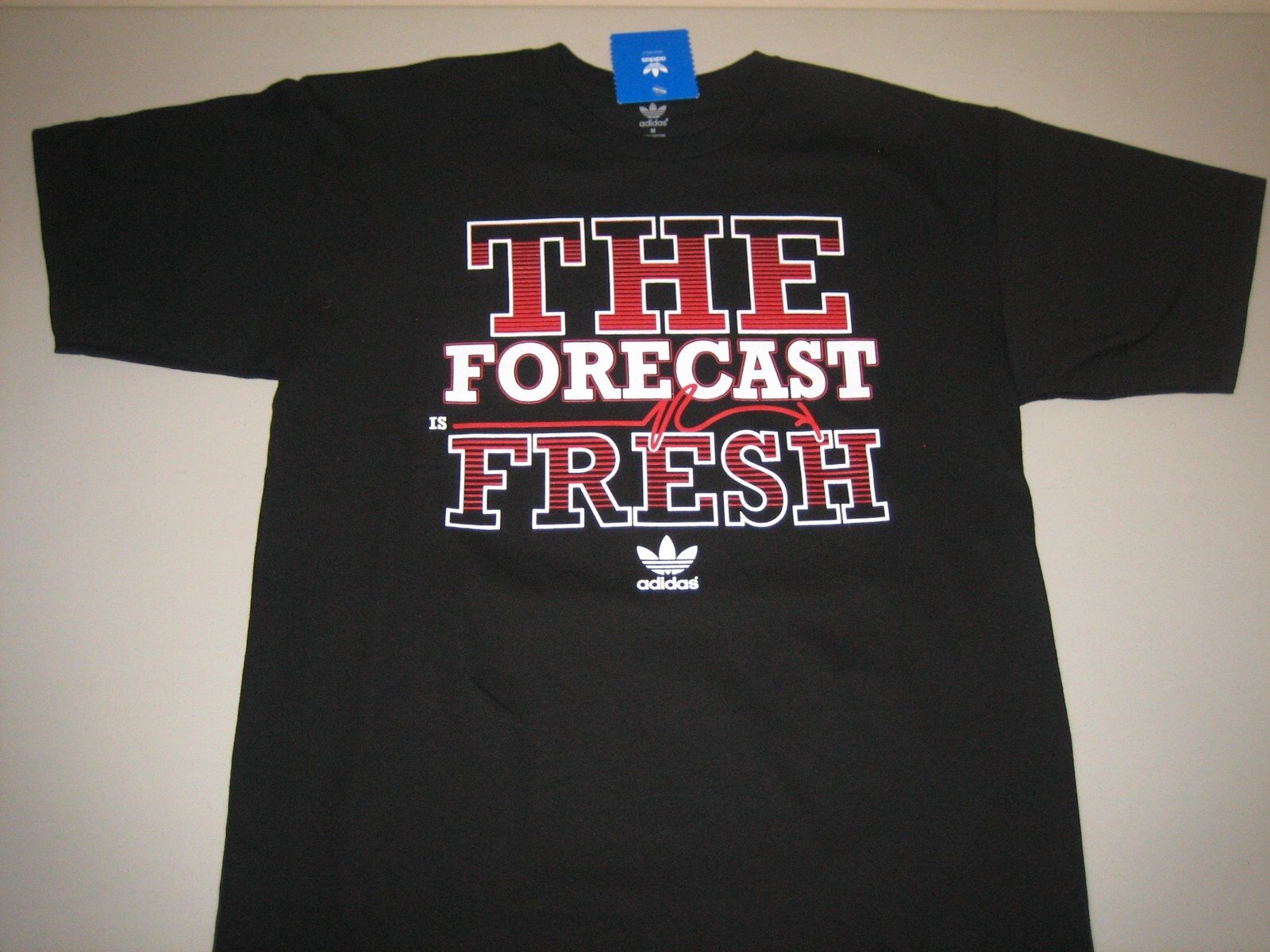 Adidas Originals “The Forecast Is Fresh” Trefoil Graphic T-Shirt Men’s XL BNWT