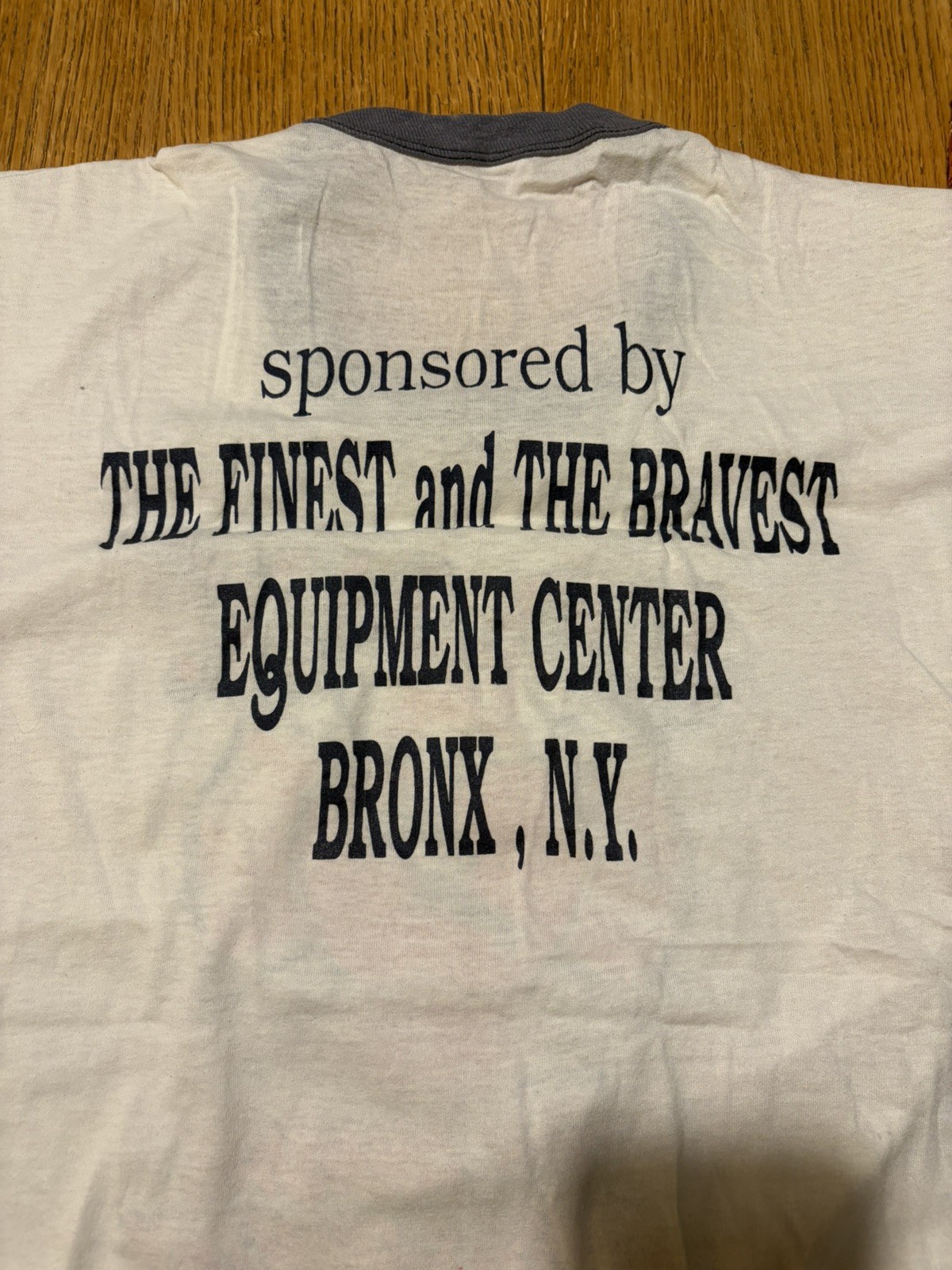 Vintage FDNY Fire Dept T Shirt XL 1980s cross country run
