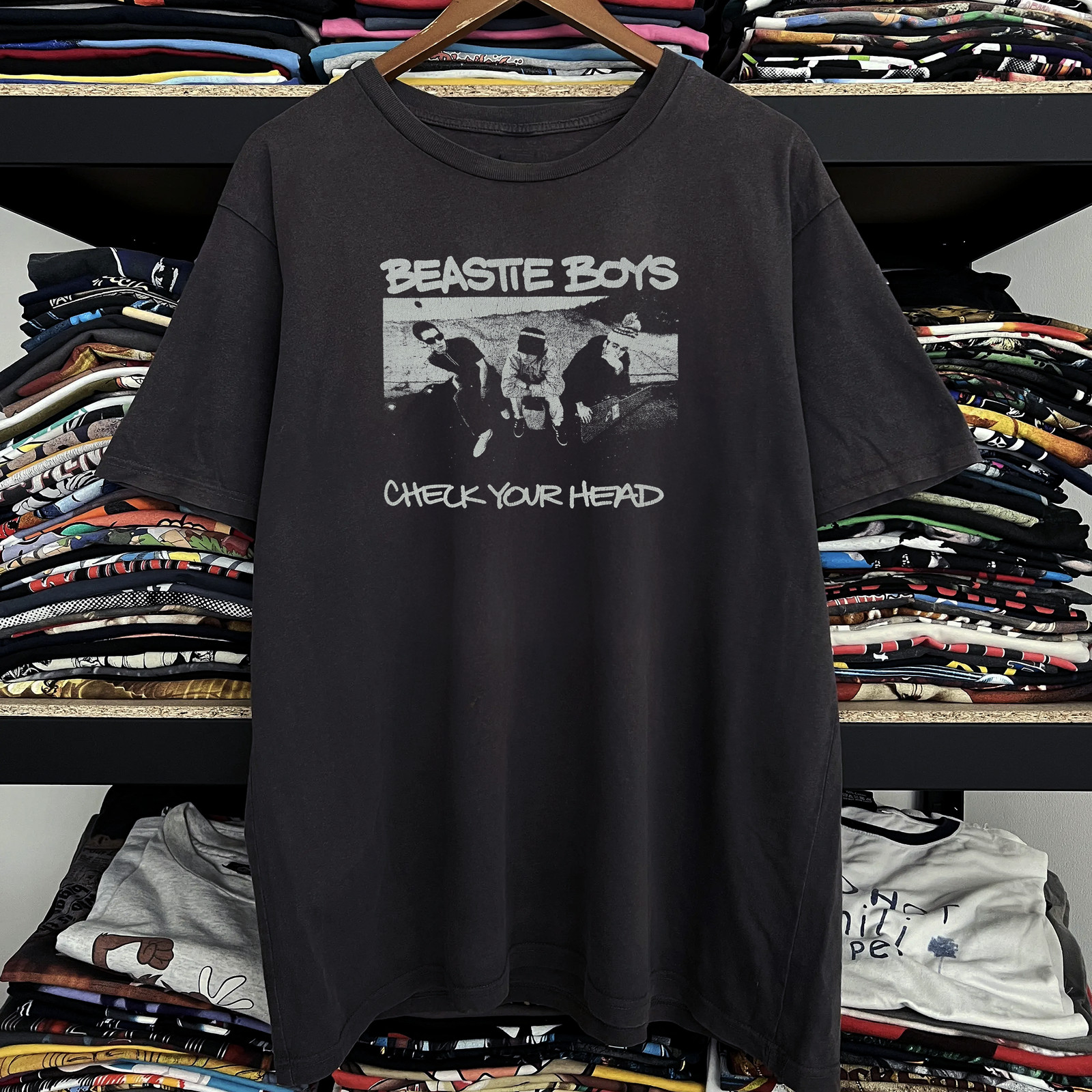 90s Beastie Boys Check Your Head Classic T-Shirt Black XL