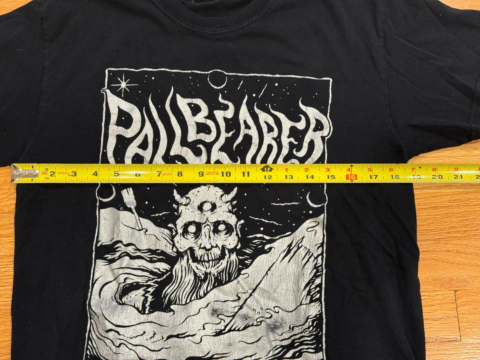 Pallbearer Metal Band T-Shirt Black Devil Graphics Size Medium