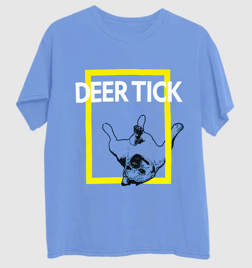 Rare! Deer Tick Band Play Dead Blue S to 5XL Concert Shirt H0017