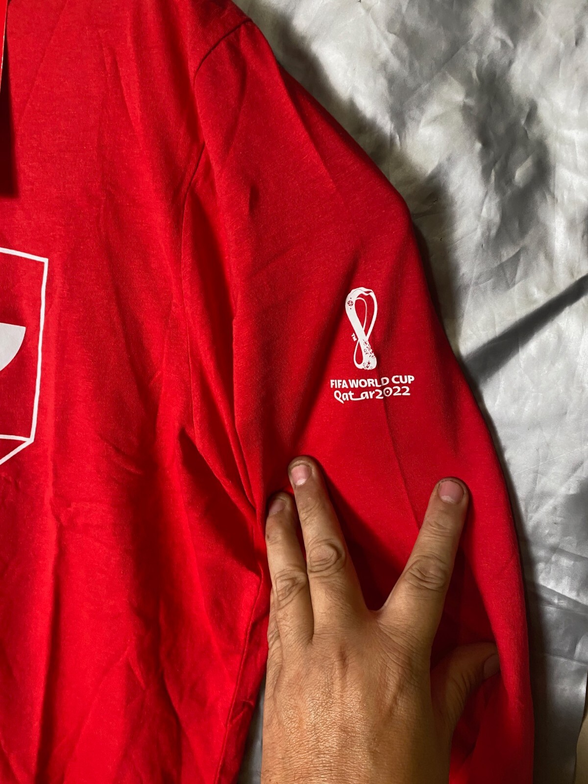 FIFA World Cup Outerstuff Men’s Penalty Long Sleeve Tee Denmark SZ XL