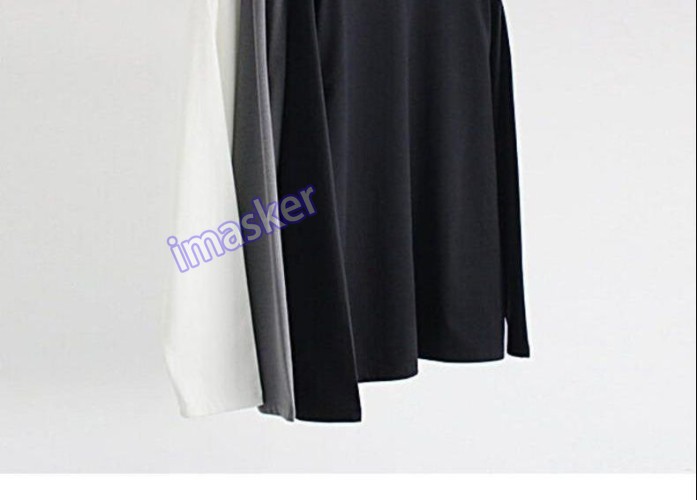 Winter Half-high Collar T Shirt for Men Fashion Long Sleeve T Shirts Men