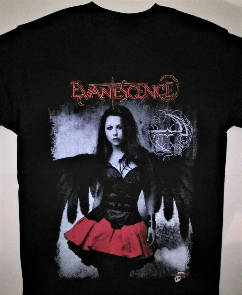 Evanescence Band Black Cotton T Shirt
