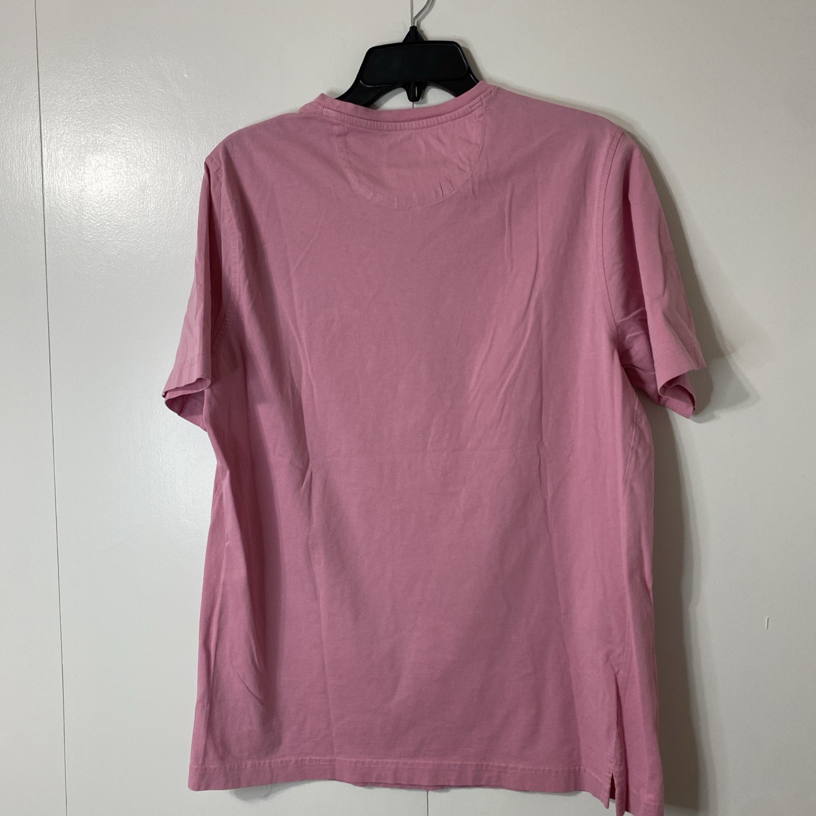 Greg Norman Shirt Mens Medium Pink Short Sleeve Golf Tee M Shark Logo