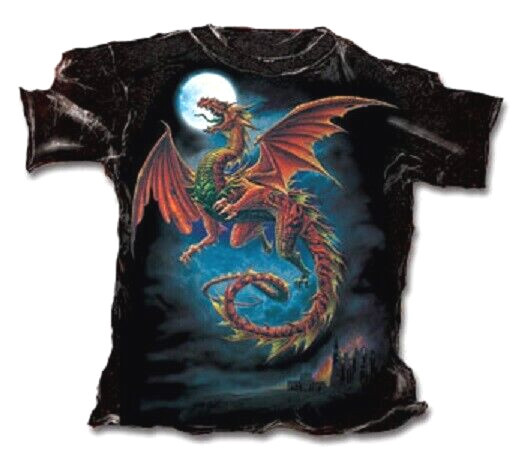 Whitby Wyrm BT136 Cotton T-Shirt By Alchemy Gothic