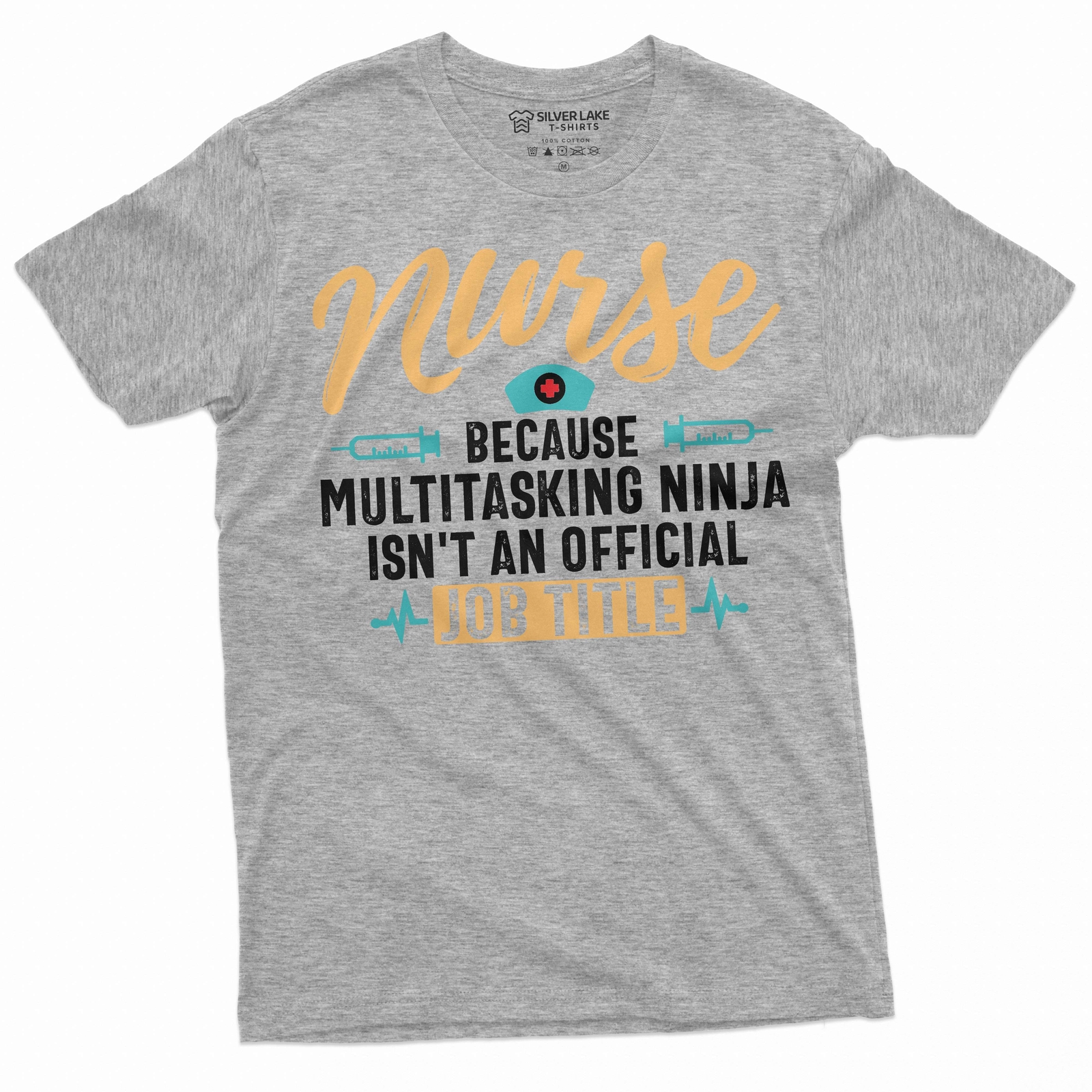 Nurse Funny shirt Nurses day Multitasking Tee Shirt Gift for Wife Mom CNA RN tee