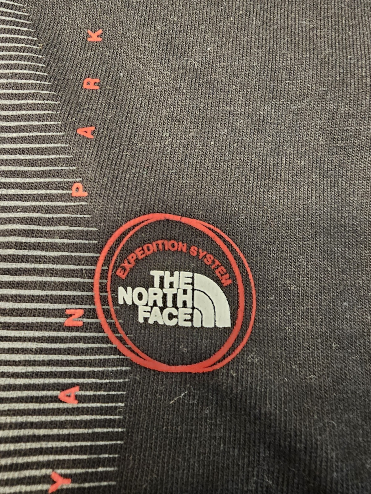 The North Face Graphic Print Logo Crew Neck Short Sleeve Tee Mens Black S