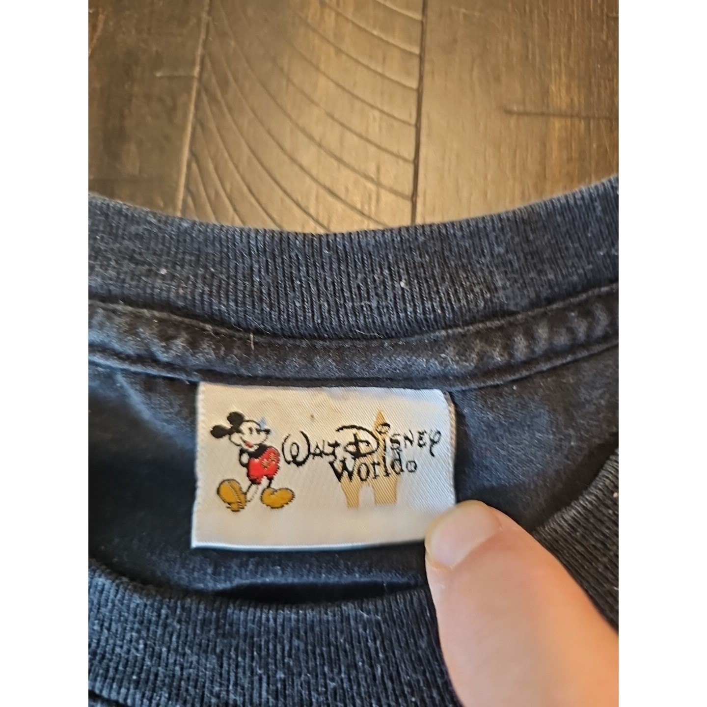 Walt Disney World Mens Black Happiest Celebration on Earth Shirt Size L