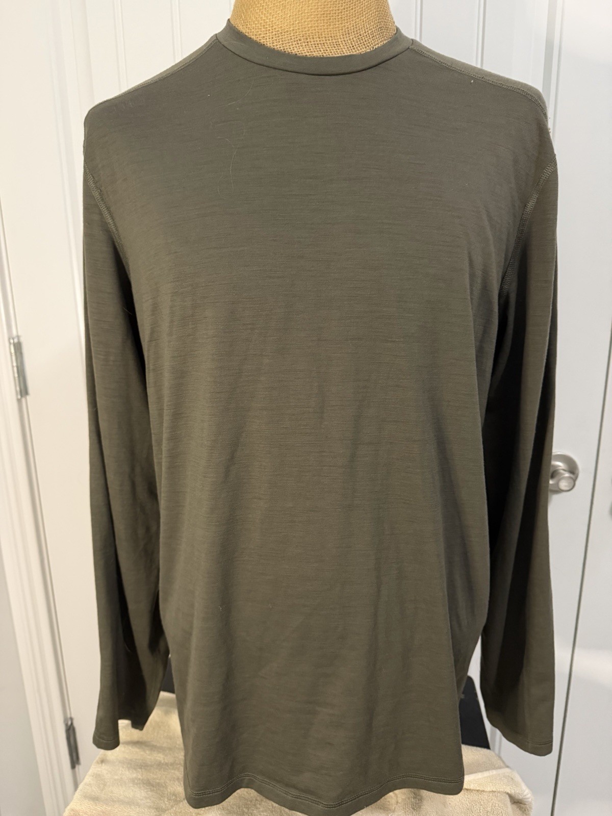 5.11 TACTICAL Sulli Shirt Mens XL UPF 50 Crew Moss Green Anti Odor
