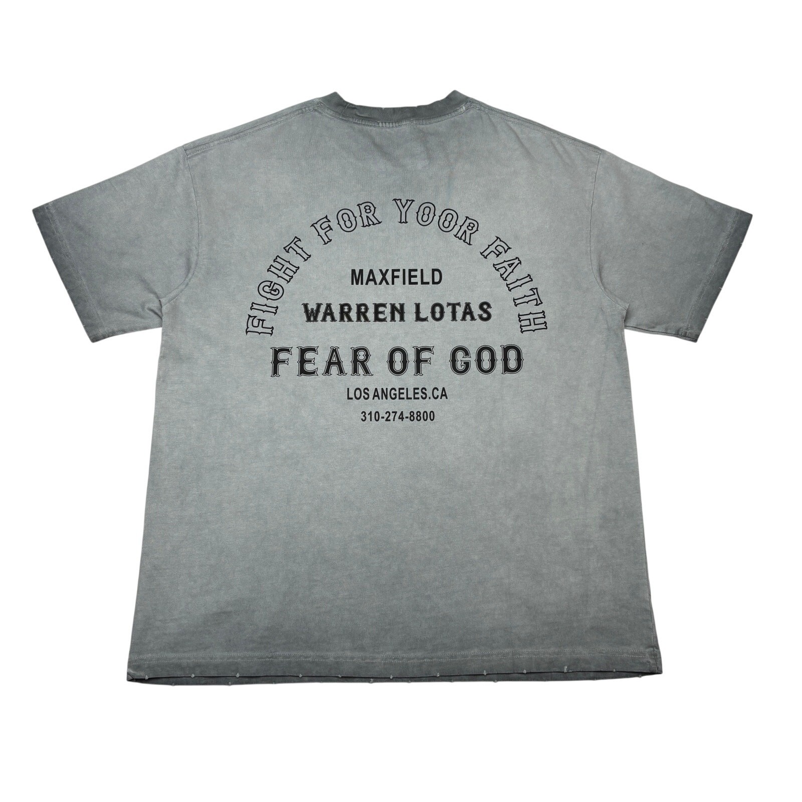 Fear Of God x Warren Lotas Fourth Collection Shirt Mens Small Streetwear Rare
