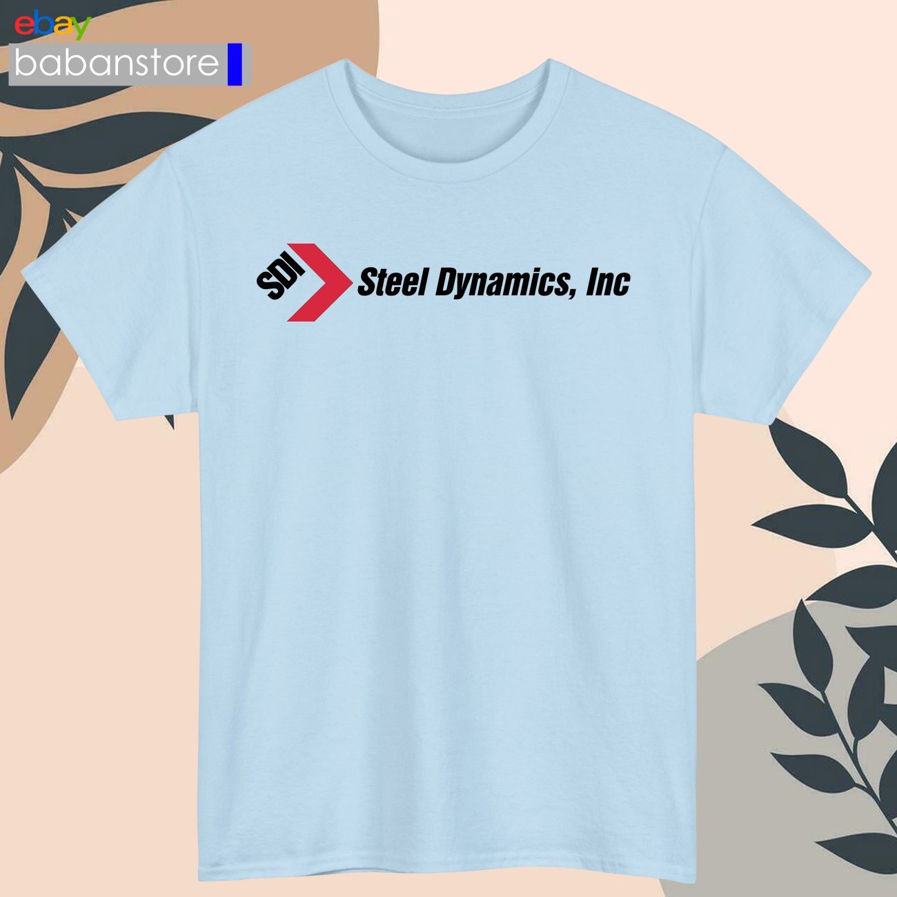 Steel Dynamics Company Logo Black/White/Grey/Navy/Red/Light Blue T-Shirt S-5XL