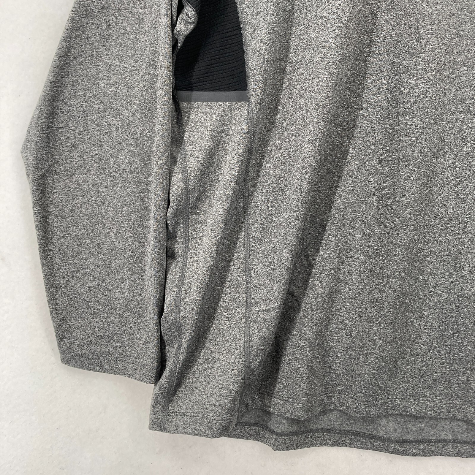 Spider Active Proweb Long Sleeve Shirt Mens XL Gray Stretch Crew Neck Wicking