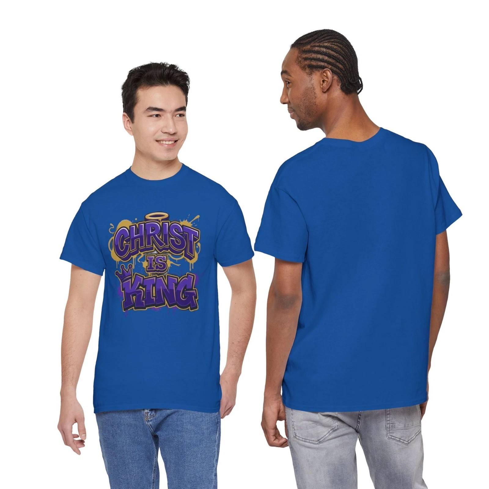 Christ Is King T-Shirt | Religious Christian Graphic Tee FREESHIPS