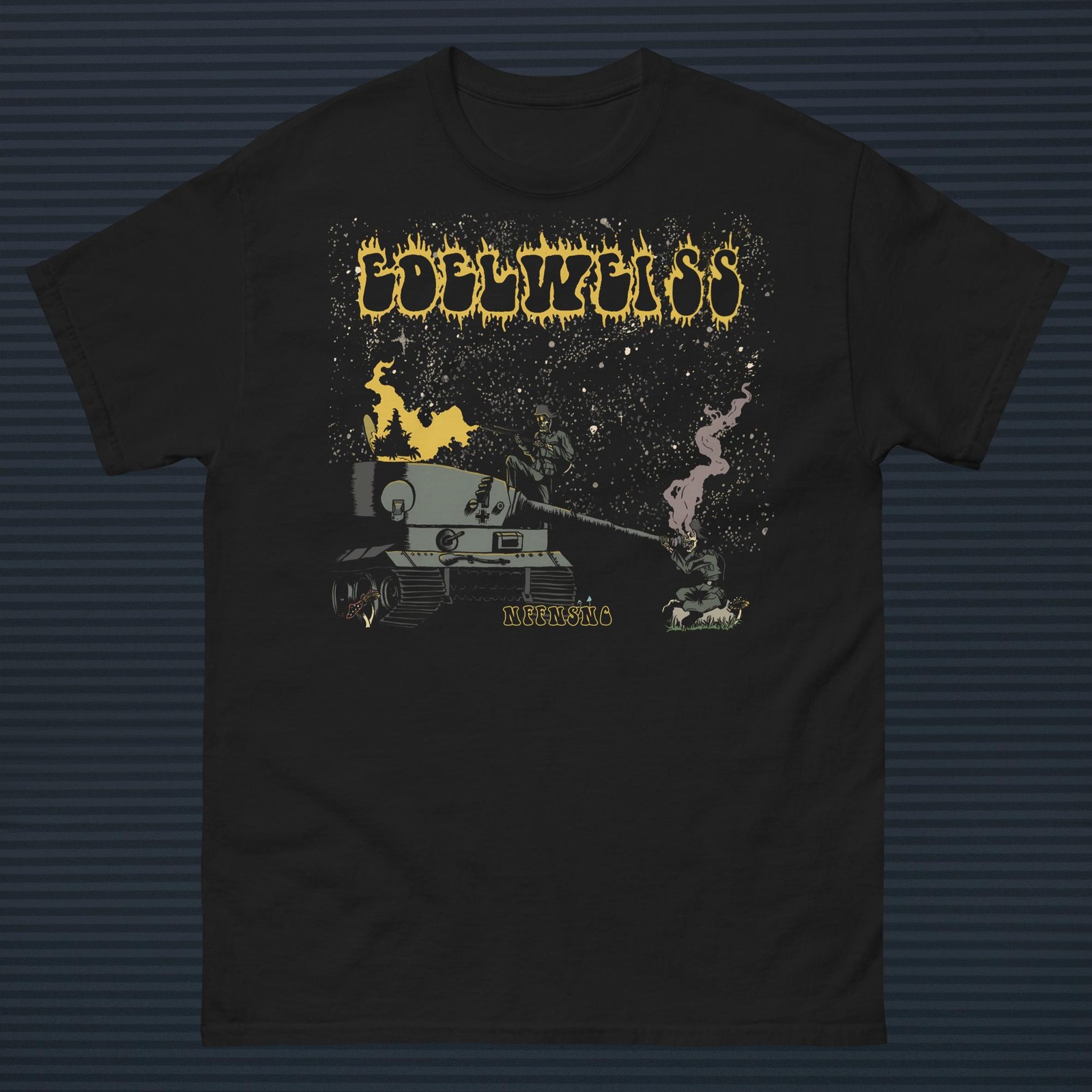 Edelweiss 100% Cotton Metal Band T Shirt