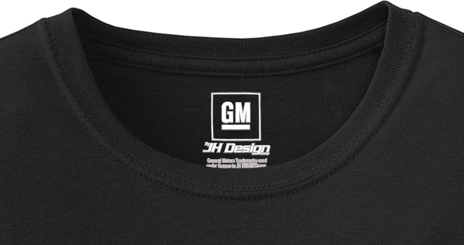 JH Design Men’s Chevy Bow Tie Black Crew Neck T-Shirt