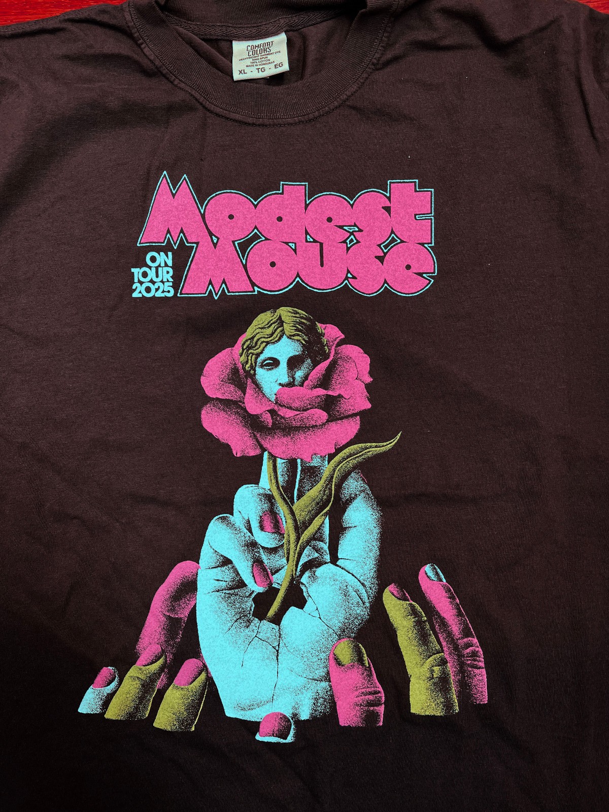 Modest Mouse Summer 2025 Graphite Tour T-Shirt – XL