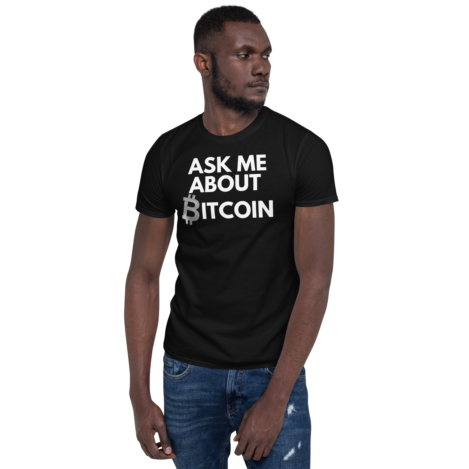 Ask Me About Bitcoin, Unisex, Funny Bitcoin, Blockchain, Crypto, BTC