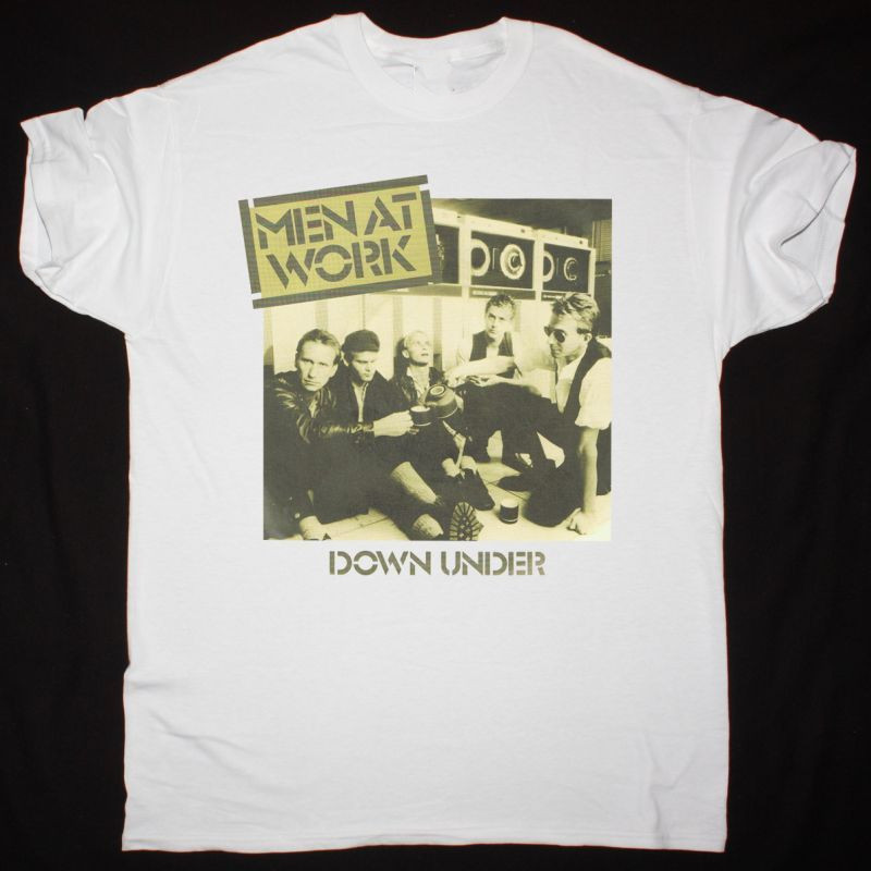 Men at Work Gift For Fans White T-Shirt Cotton All Size