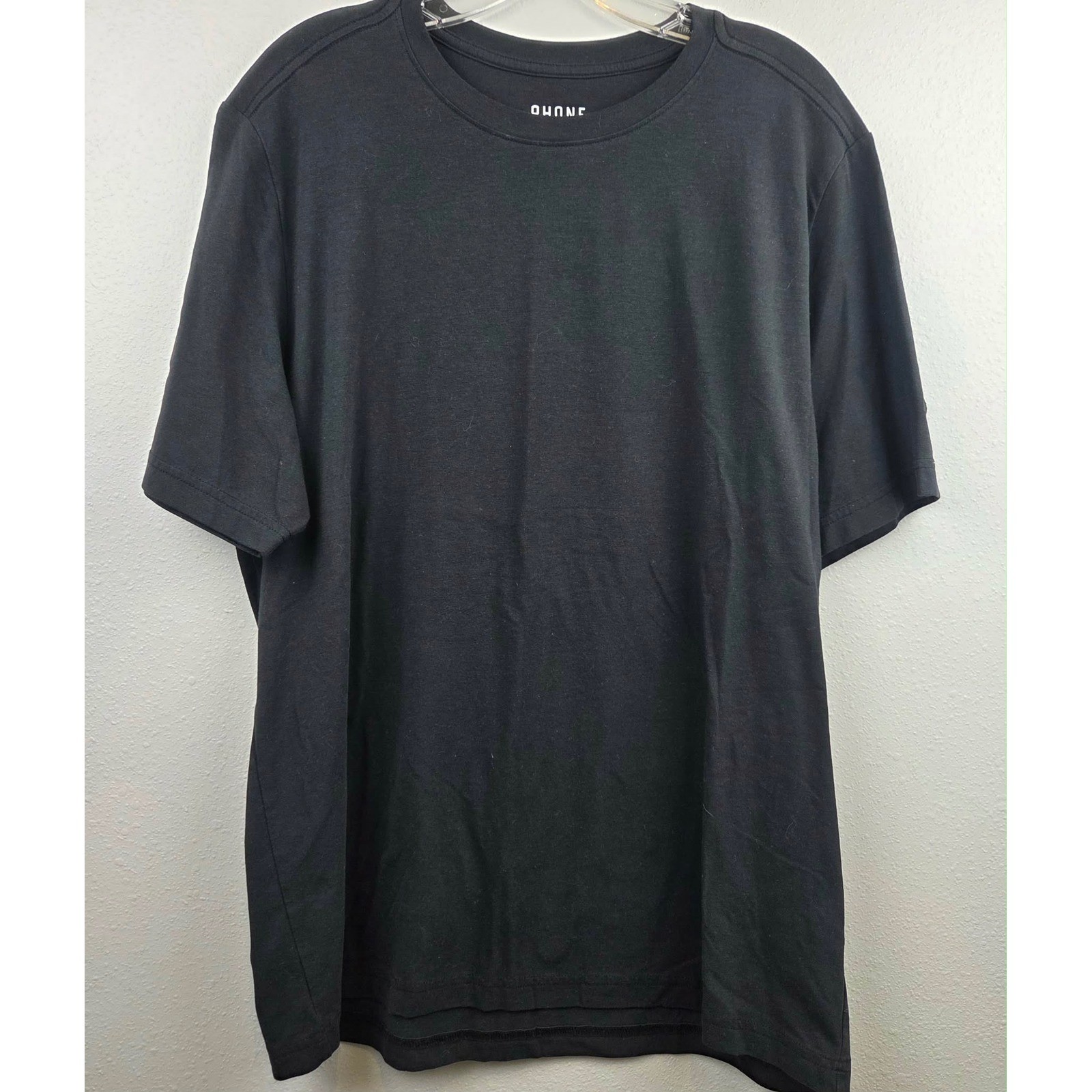 Rhone Short Sleeve Black T-Shirt Mens Large 102142