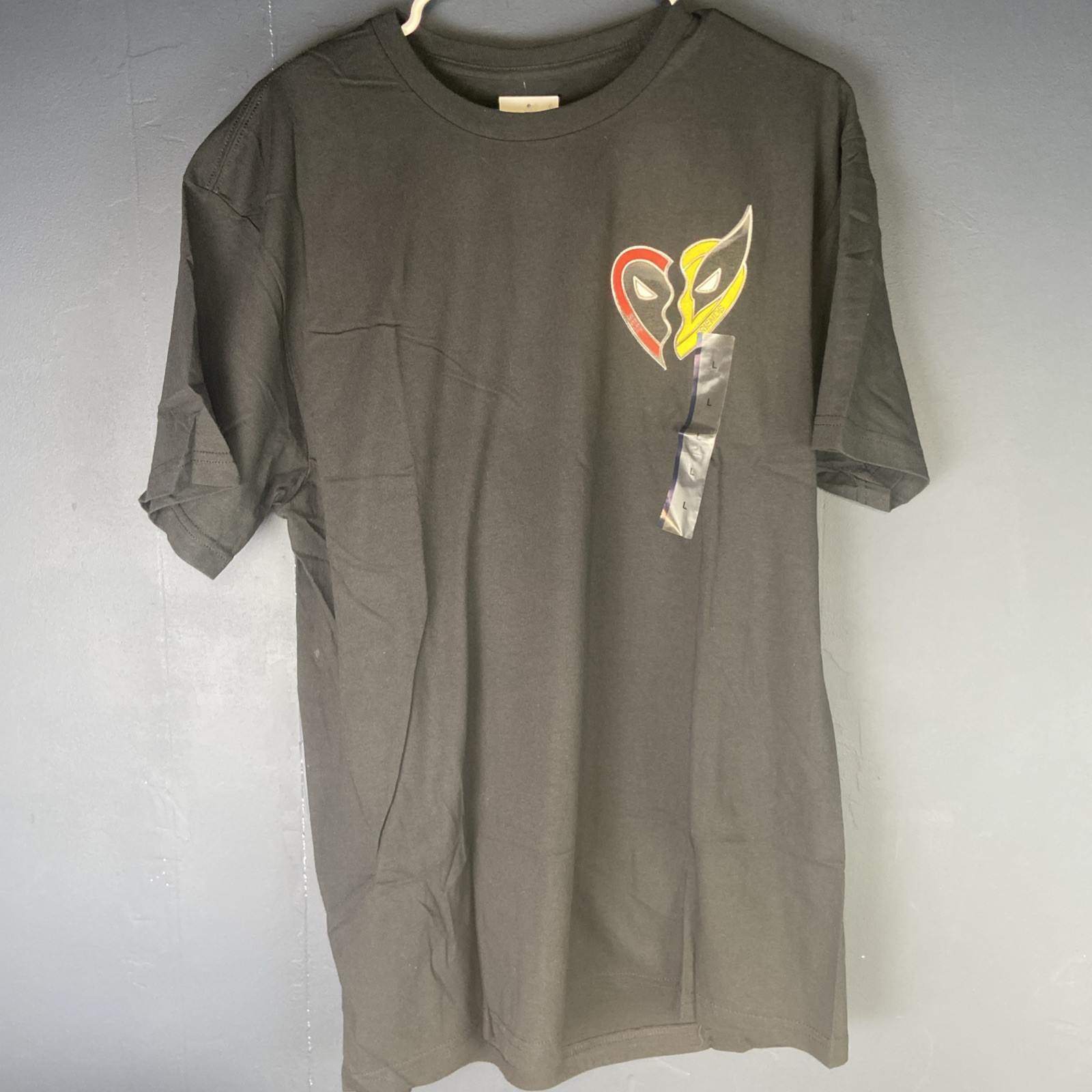 Marvel Deadpool & Wolverine Graphic T-shirt Black Size Large