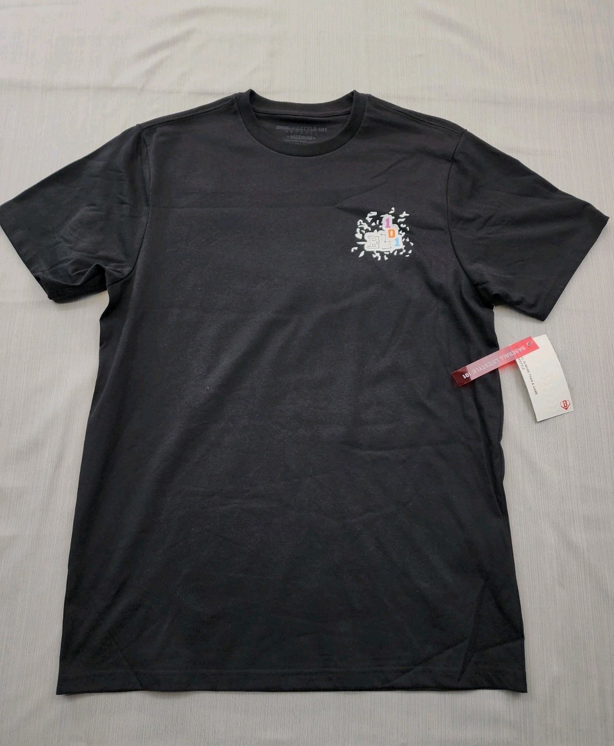 New Mens Baseball Lifestyle 101 Composition TShirt Tee Sz Medium