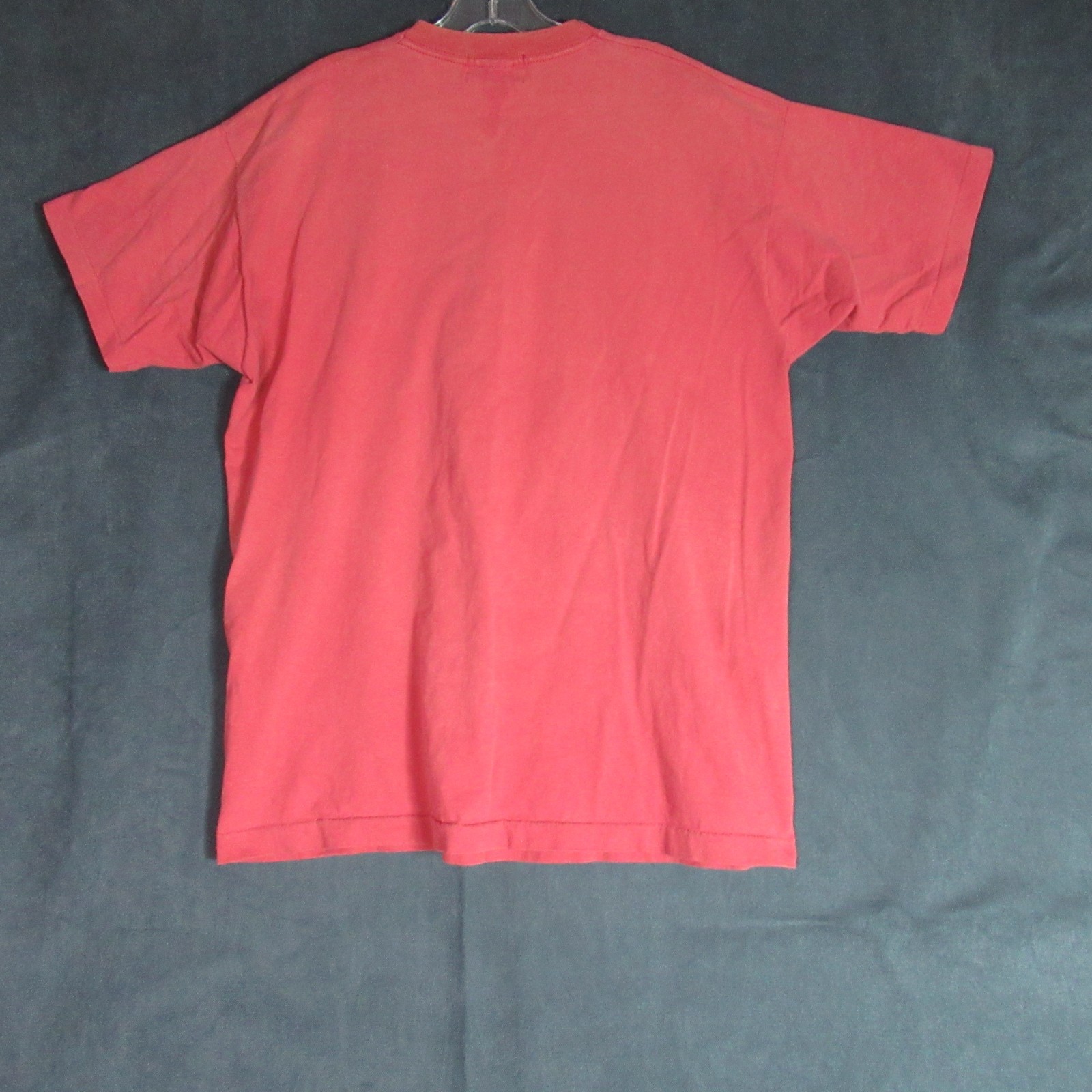 Vintage NIKE T-Shirt Mens XL Red Single Stitch Swoosh Grunge Made in USA 80s 90s