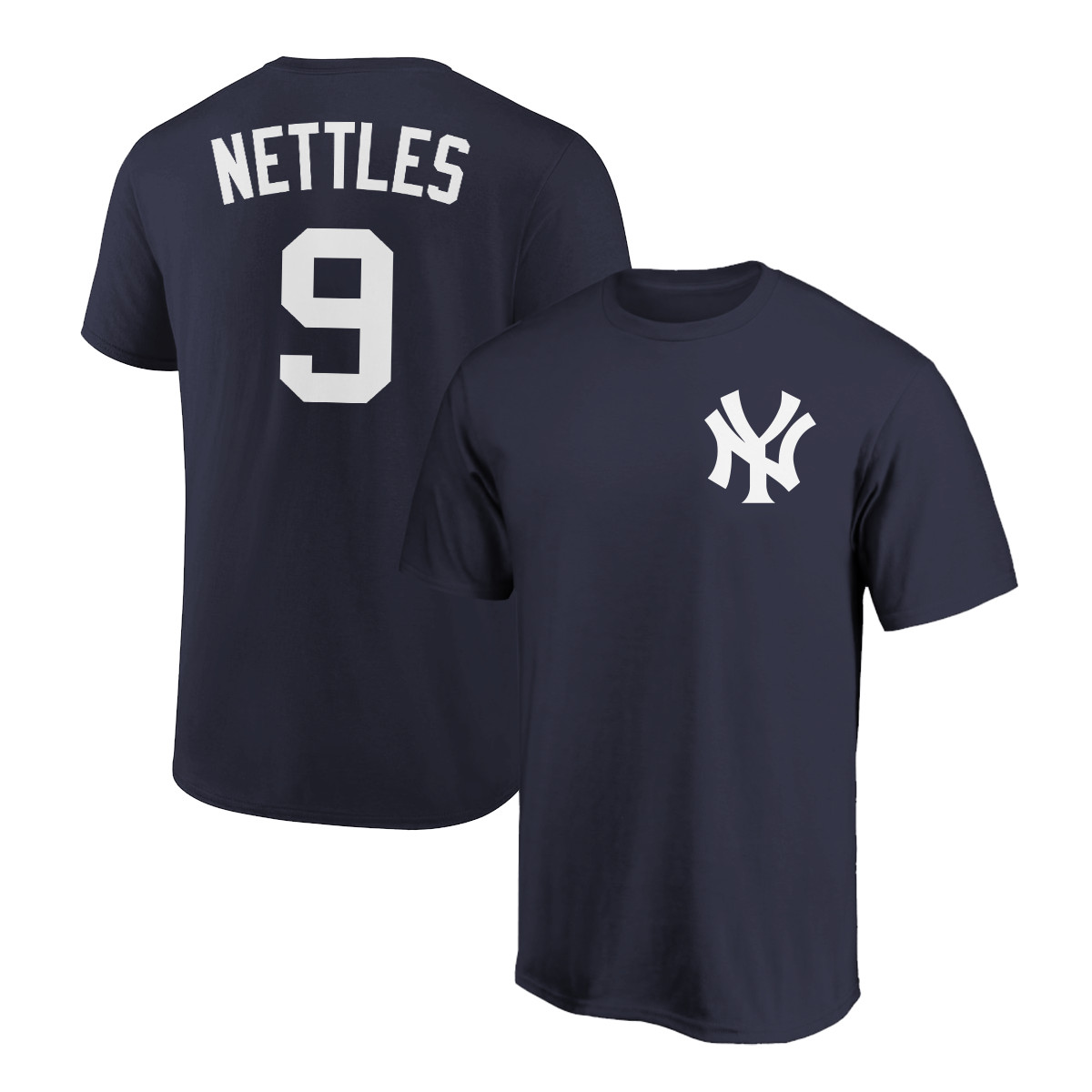 Craig Nettles T-Shirt New York Yankees Player Name and Number Soft Jersey Tee