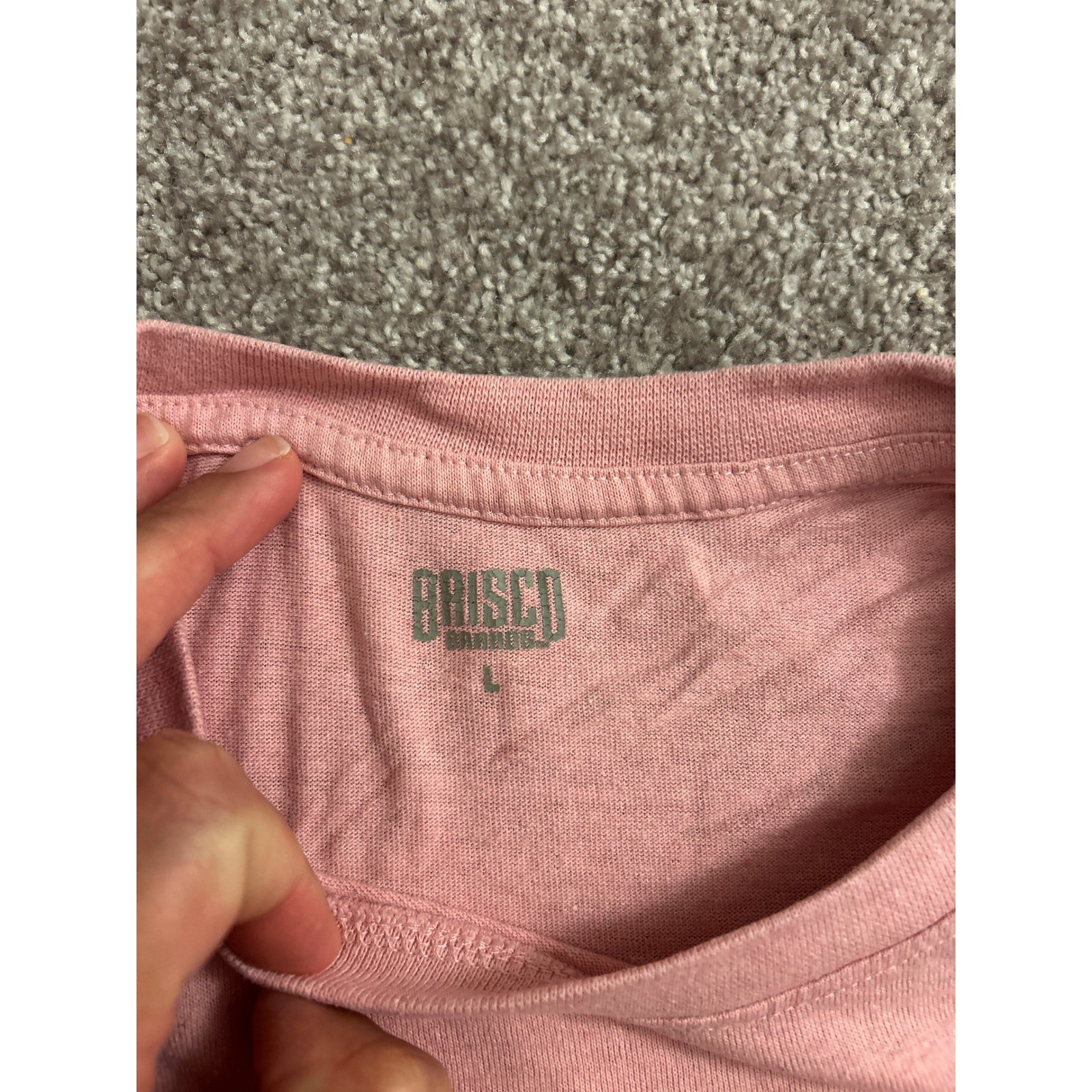 Brisco Brands T-Shirt Mens Large Pink Excellent Social Anxiety Cat Graphic Tee