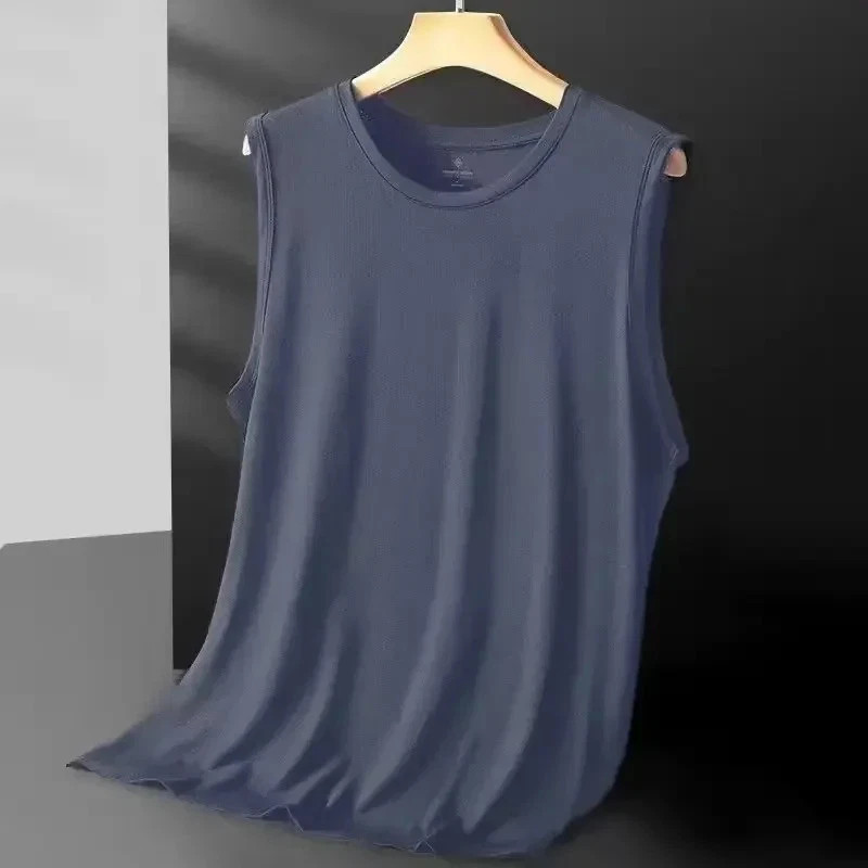 Men’s Ice Silk Mesh Vest Lightweight Sports Summer Wear Sleeveless T-shirt Tank