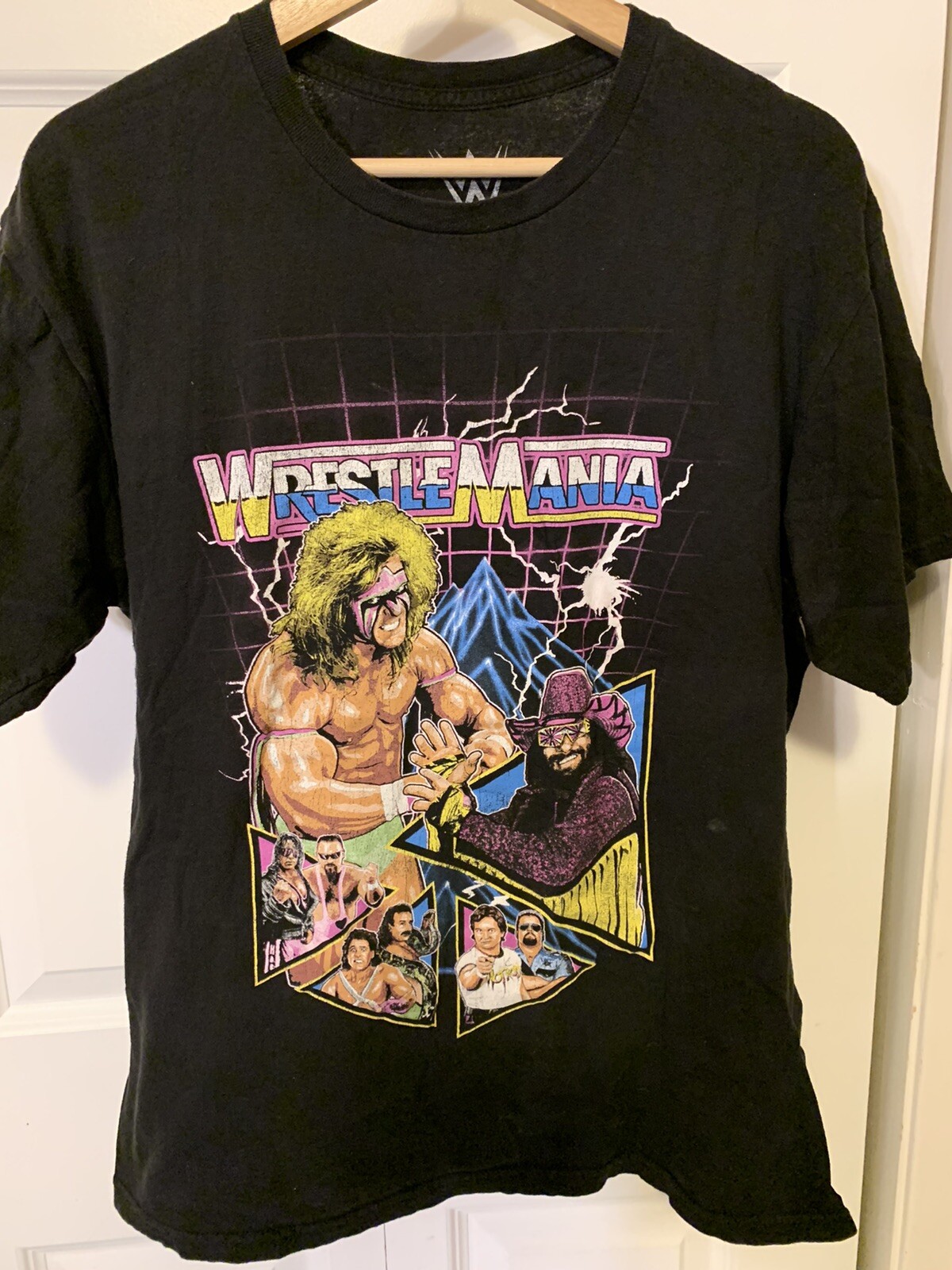 Ultimate Warrior Mens Sz L T Shirt Short Sleeve Macho Man Savage