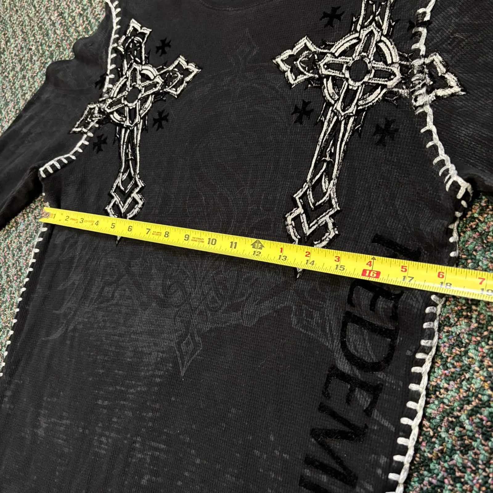 Vintage Y2K Raw State Premium Redemption Cross Men’s Medium Shirt