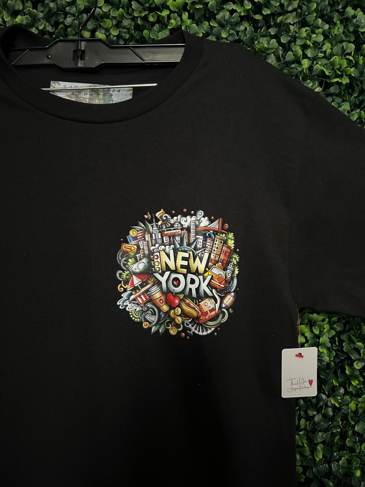 SuperCustomApparel Unisex NYC Graphic T-Shirt, Mens/Womens 100% Cotton, 4.5oz