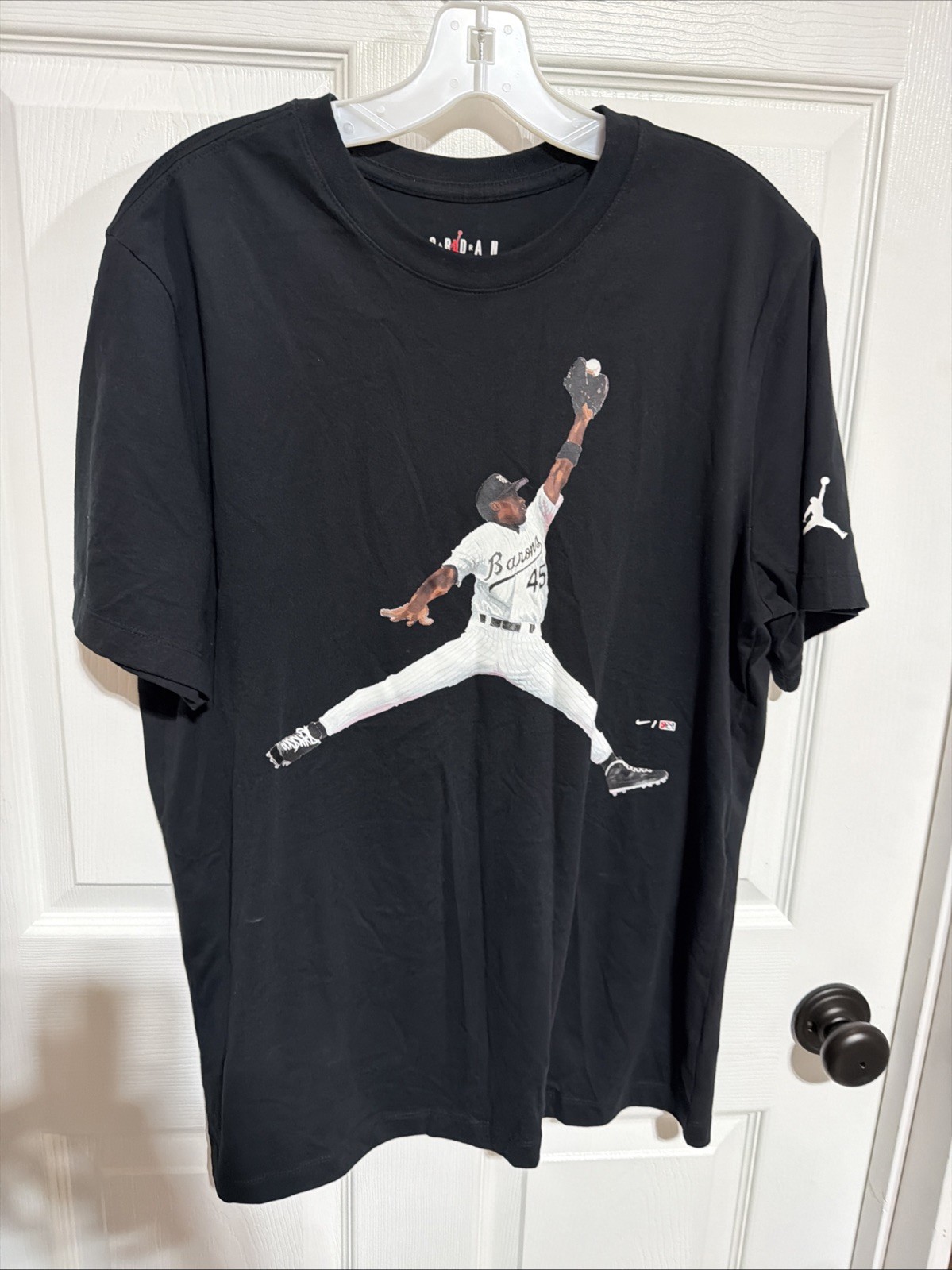 Nike – Jordan Baseball Black T-Shirt, Medium, Birmingham Barons, Men’s