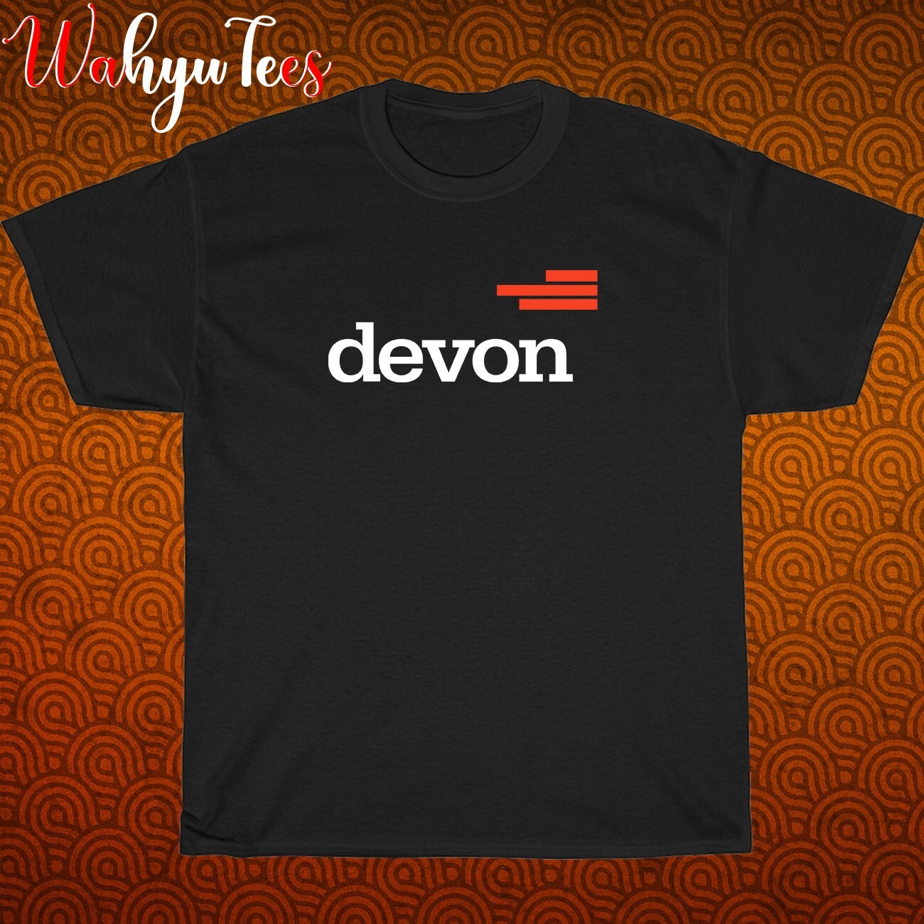 New Devon Energy Logo Black/Grey/Navy/White Size S-5XL Unisex T-Shirt