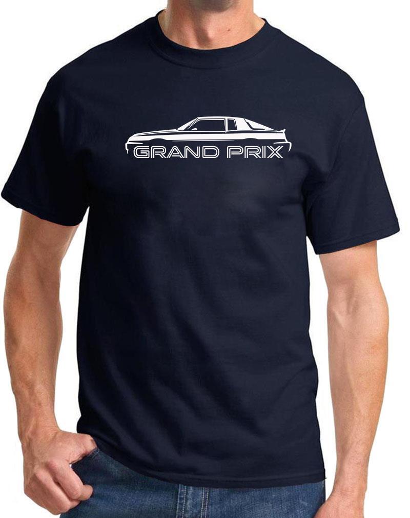1986 1987 Pontiac Grand Prix 2+2 Aerocoupe Outline Design Tshirt NEW COLORS