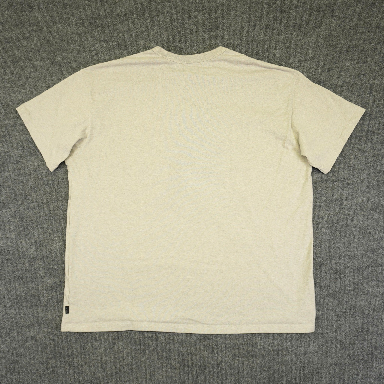 Nike Premium Essential Shirt Center Swoosh Mens XXL Tan Light Bone Loose Fit