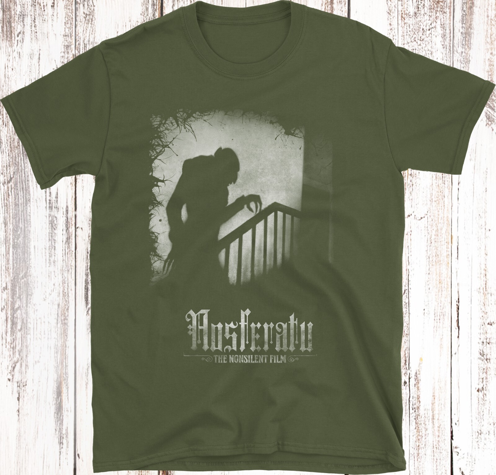 Nosferatu 1922 Horror T-Shirt Vampire Nonsilent Film